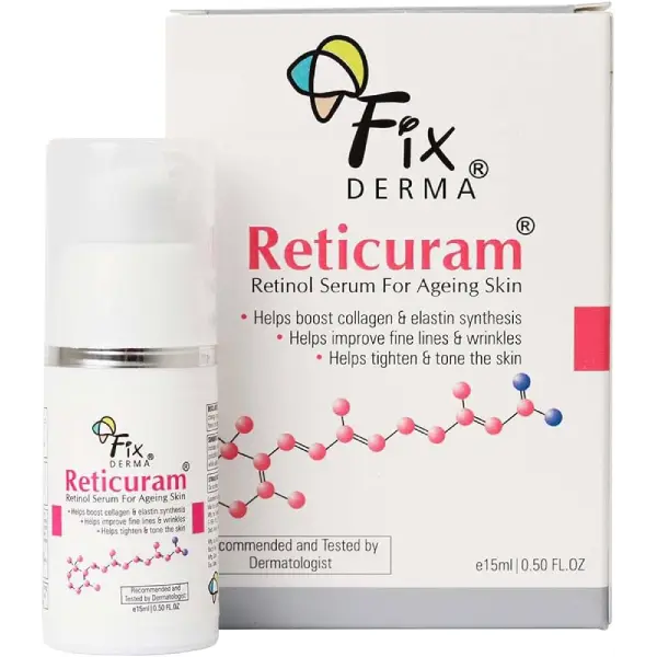 Fixderma Reticuram Retinol Serum | Reduces Fine Lines & Wrinkles